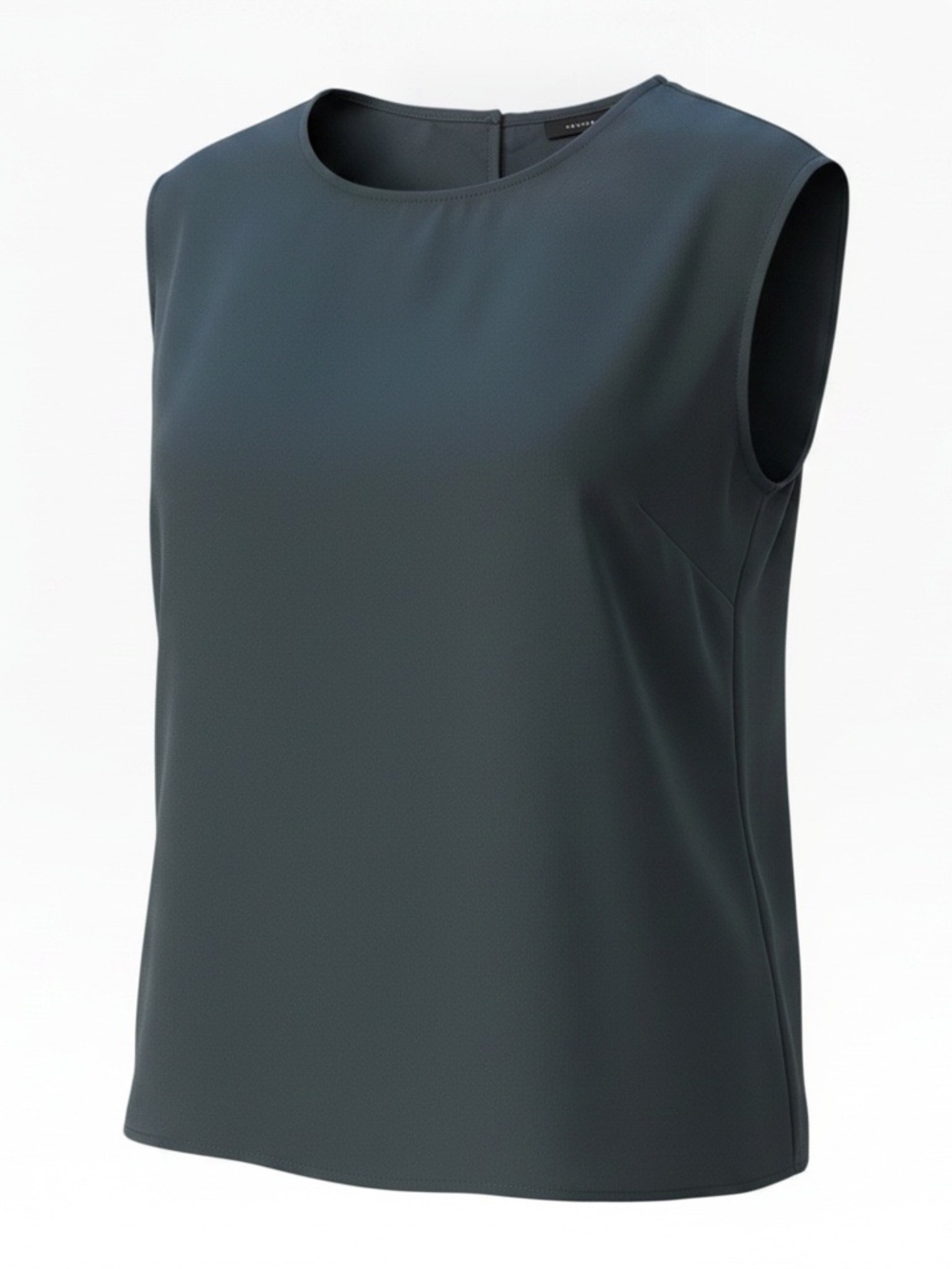 🖤 Halogen Slate Blue Sleeveless Blouse Top Medium